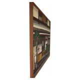 Unique Fabric Print by Clifton Karhu "House in Shiba"