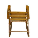 Petite Childrens Wood Rocking Chair
