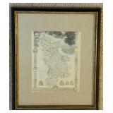 Framed Map of Buckinghamshire