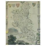 Framed Map of Buckinghamshire