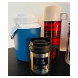 Variety of Vintage Thermos Style Insulated Containers