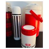 Variety of Vintage Thermos Style Insulated Containers