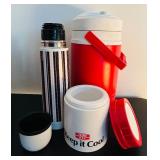 Variety of Vintage Thermos Style Insulated Containers