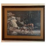 Framed Terry Redlin Framed Print "Morning Chatter"