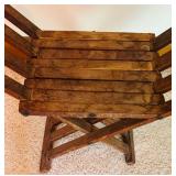 Pair of Vintage Brazilian Camping Stools