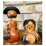 Beautiful Souvenirs from Brazil, Including Sand Art and Painted Gourds