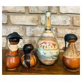 Beautiful Souvenirs from Brazil, Including Sand Art and Painted Gourds