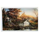 Stunning Terry Redlin Print "Autumn Shoreline" Signed Limited Edition
