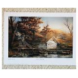 Stunning Terry Redlin Print "Autumn Shoreline" Signed Limited Edition