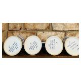 Set of Four Vintage Dutch Delft Ceramic HeineKen Steins