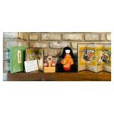 Asian Travel Souvenirs, Including Daruma Dolls, Japanese Kimekomi Doll and More!