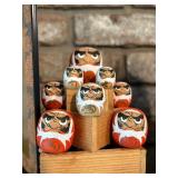 Asian Travel Souvenirs, Including Daruma Dolls, Japanese Kimekomi Doll and More!