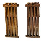 Pair of Vintage Brazilian Camping Stools