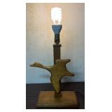 Vintage Duck Motif Lamp