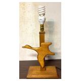Vintage Duck Motif Lamp