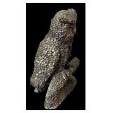 Vintage Hudson Honeywell Pewter Snow Barn Owl Figurine