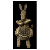 Hudson Honeywell Pewter Joey Boxing Gloves Figurine