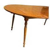 Six-Piece Dining Set with Drop Leaf Table and Captain Chairs