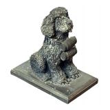 Hudson Honeywell Pewter St. Bernard Dog Figurine