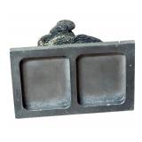 Hudson Honeywell Pewter St. Bernard Dog Figurine