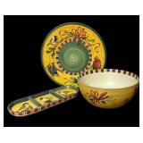 Lenox Winter Greetings Platter, Bowl and Divided Dish