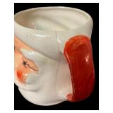 Four Vintage Santa Mugs