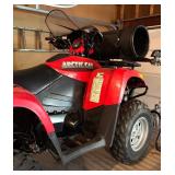 Articat Four Wheeler with Newmans Trailer and Plow Attachment