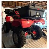 Articat Four Wheeler with Newmans Trailer and Plow Attachment