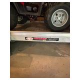 Articat Four Wheeler with Newmans Trailer and Plow Attachment