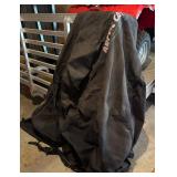 Articat Four Wheeler with Newmans Trailer and Plow Attachment