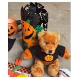 Spooky Halloween Decor including Placemats, Dish Towel, Plates, Pumpkins and More!