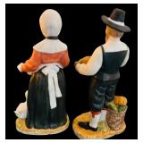 Vintage Ceramic Pilgrim Figurines