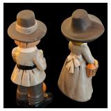 Vintage Ceramic Pilgrim Figurines