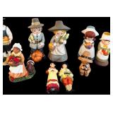 Vintage Ceramic Pilgrim Figurines