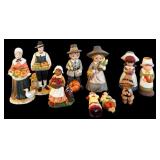 Vintage Ceramic Pilgrim Figurines