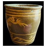 Vintage Gorgeous Pots / Dragon, Giraffes and Asian Scene