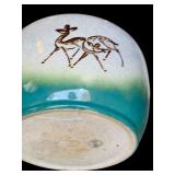 Vintage Gorgeous Pots / Dragon, Giraffes and Asian Scene