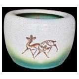 Vintage Gorgeous Pots / Dragon, Giraffes and Asian Scene