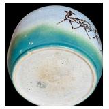 Vintage Gorgeous Pots / Dragon, Giraffes and Asian Scene