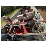 1987 Lund 16ft Fishing Boat with Trailer and Evinrude Motor