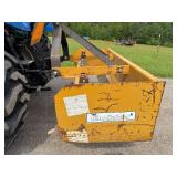 New Holland Tractor with King Kutter Box Blade Attachment and Snow Blower Attachment