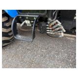 New Holland Tractor with King Kutter Box Blade Attachment and Snow Blower Attachment