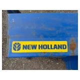 New Holland Tractor with King Kutter Box Blade Attachment and Snow Blower Attachment