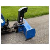 New Holland Tractor with King Kutter Box Blade Attachment and Snow Blower Attachment