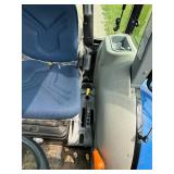 New Holland Tractor with King Kutter Box Blade Attachment and Snow Blower Attachment