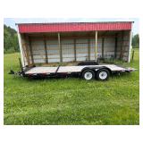 ABU Trailer with Dual Axle and Wood Deck