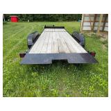 ABU Trailer with Dual Axle and Wood Deck