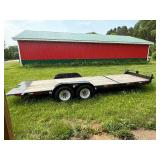 ABU Trailer with Dual Axle and Wood Deck