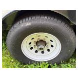 ABU Trailer with Dual Axle and Wood Deck