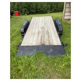 ABU Trailer with Dual Axle and Wood Deck